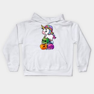 Unicorn of Death. Kids Hoodie